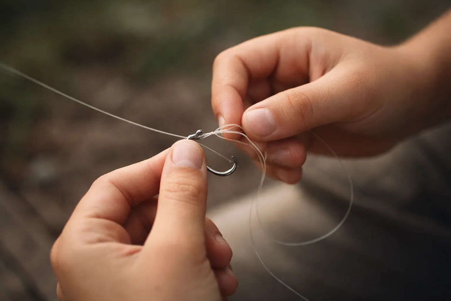 Glücklicher Jungangler